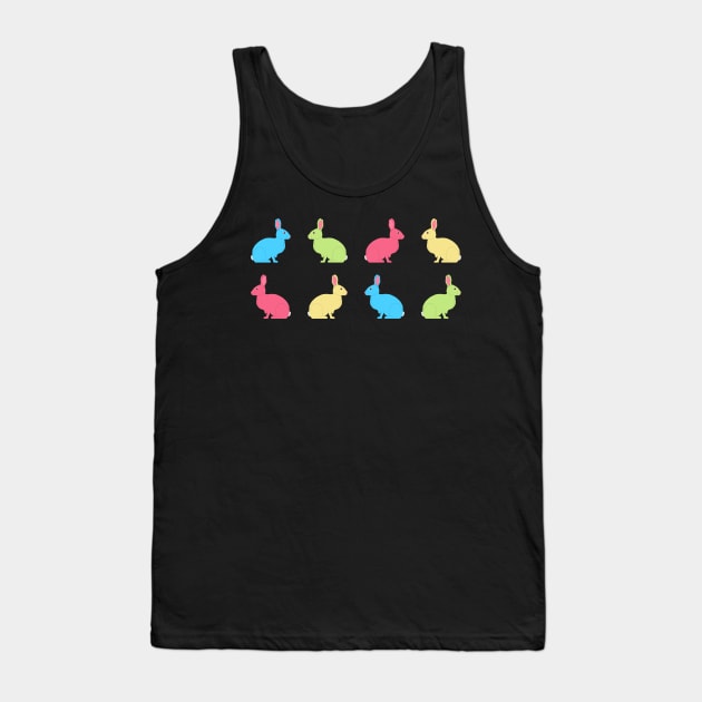 Easter Bunnies Print Tank Top by ontherails